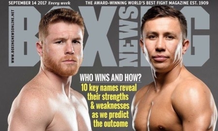 Головкин и Альварес попали на обложку нового выпуска старейшего журнала о боксе