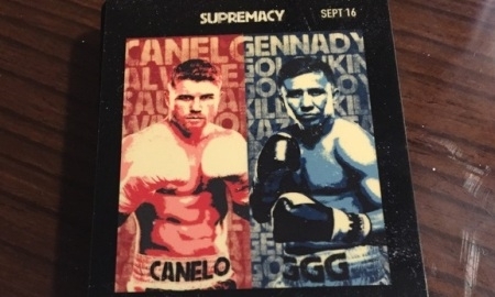 Ключи к отелю Лас-Вегаса стилизовали под афишу боя Головкин — Альварес