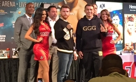 СМИ отметили взаимное уважение Головкина и Альвареса на пресс-конференции