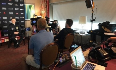 Головкин провел спутниковое интервью с крупнейшими СМИ мира