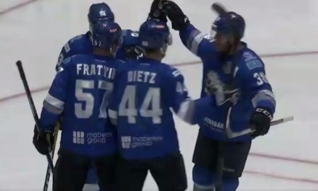 Видео шайб матча КХЛ «Барыс» — «Сибирь» 1:3