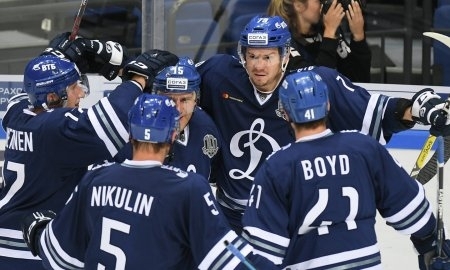 Бойд забросил первую шайбу на арене московского «Динамо»