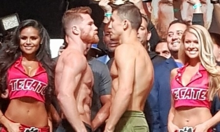 Головкин и Альварес провели дуэль взглядов