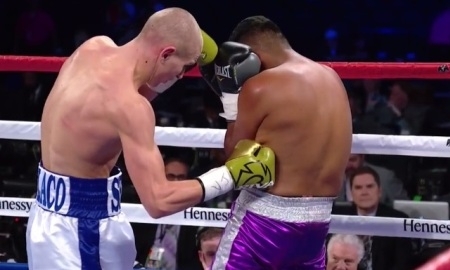 Подопечный Санчеса победил нокаутом в андеркарде боя Головкин — Альварес