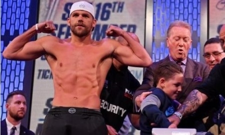 Сын потенциального соперника Головкина Сондерса извинился перед Монро за то, что ударил его в пах