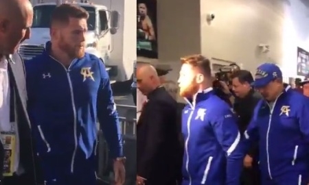 Соперник Головкина «Канело» прибыл на T-Mobile Arena