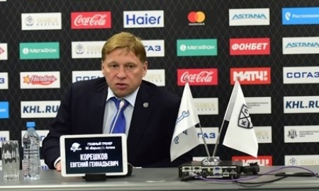 Евгений Корешков: «Хоккеистам из вторых, третьих и четвёртых пятёрок нужно время, чтобы выйти на хороший уровень»