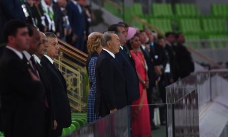 Назарбаев принял участие в открытии Азиатских игр в Ашхабаде