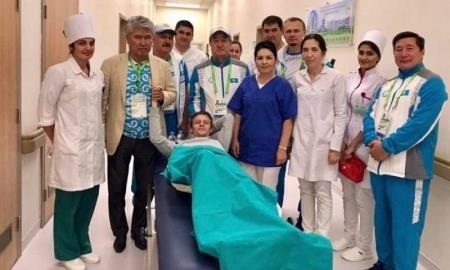 Травмированный казахстанец выиграл золотую медаль Азиатских игр в Ашхабаде