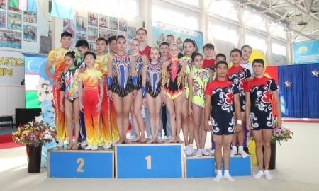 Сборная Казахстана заняла первое место на юниорском чемпионате Азии по спортивной акробатике