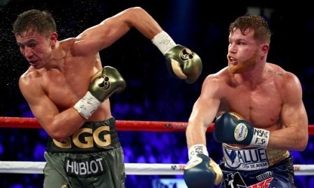 Как Головкин и Альварес избивали друг друга в слоу-моушн