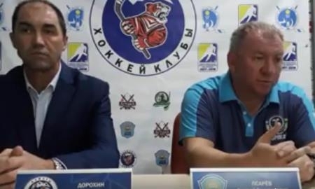 Видео послематчевой пресс-конференции игр чемпионата РК «Алматы» — «Алтай-Торпедо» 4:0, 5:2