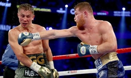 СМИ восхищаются подбородком Головкина в бою с «Канело»