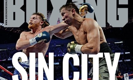 Бой Головкин — Альварес попал на обложку старейшего журнала о боксе