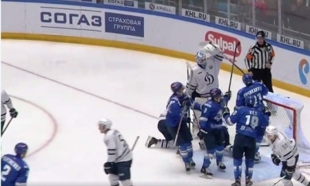 Видео шайб матча КХЛ «Барыс» — «Динамо» Москва 3:5