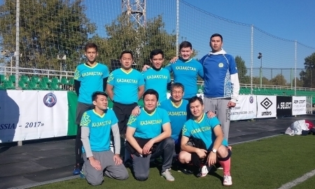 Казахстанские дипломаты сыграли вничью с китайскими коллегами на чемпионате мира по футболу