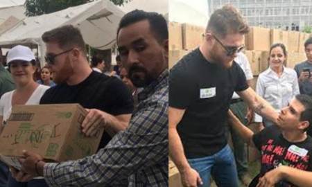 Как соперник Головкина «Канело» помогал жертвам землетрясения в Мексике