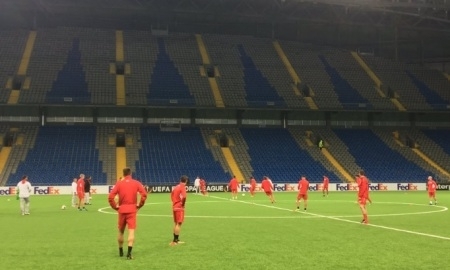 «Славия» провела тренировку перед матчем с «Астаной»