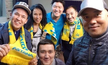 Фанаты «Астаны» Луина и Керменбаев исполнили песню клуба