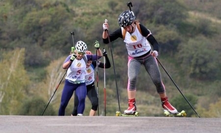 Акмолинские биатлонисты завоевали три золота на летнем чемпионате Казахстана