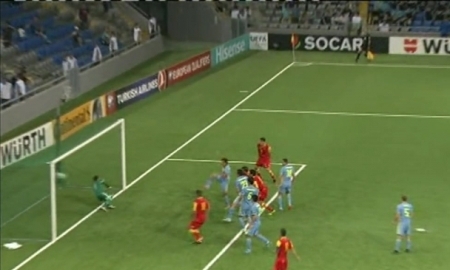 Видео гола Симича матча отбора чемпионата мира-2018 Казахстан — Черногория