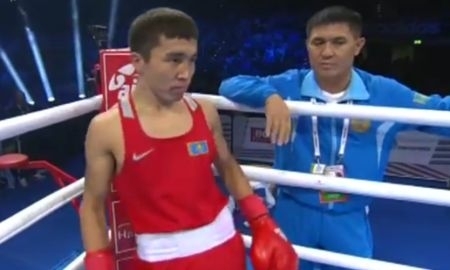 Видео «золотой» победы Кайрата Ералиева над американцем на чемпионате мира-2017