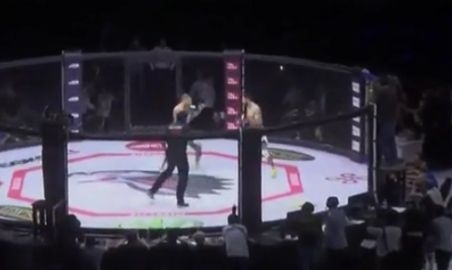 Видео первого поражения Армана Оспанова в карьере