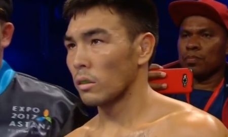 Видео того, как Жанабаев в первом раунде нокаутировал бразильца