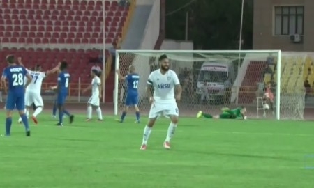 Видео гола Ковальчука матча Премьер-Лиги «Ордабасы» — «Тараз»