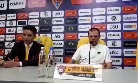 Видео послематчевой пресс-конференции Младенова игры Премьер-Лиги «Кайрат» — «Кайсар» 3:1