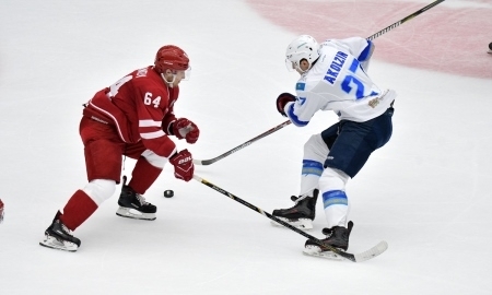 Фоторепортаж с матча КХЛ «Витязь» — «Барыс» 1:5