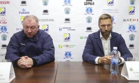 Видео послематчевой пресс-конференции игр чемпионата РК «Алтай-Торпедо» — «Бейбарыс» 1:2, 1:4