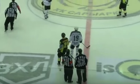 Видео матча ВХЛ «Сарыарка» — «Рубин» 2:3 ОТ