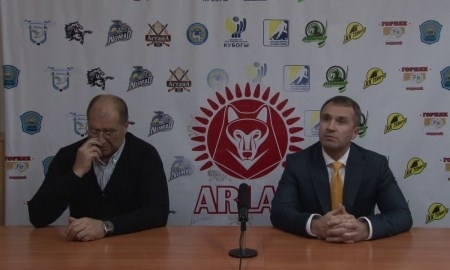 Видео послематчевой пресс-конференции игр чемпионата РК «Арлан» — «Темиртау» 3:2, 3:2