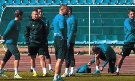 Видео предыгровой тренировки «Жетысу»