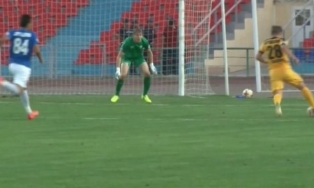 Видео гола Исламхана матча Премьер-Лиги «Тараз» — «Кайрат»