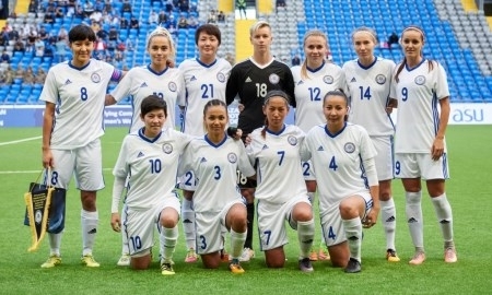 Фоторепортаж с матча отбора женского чемпионата мира-2019 Казахстан — Уэльс 0:1