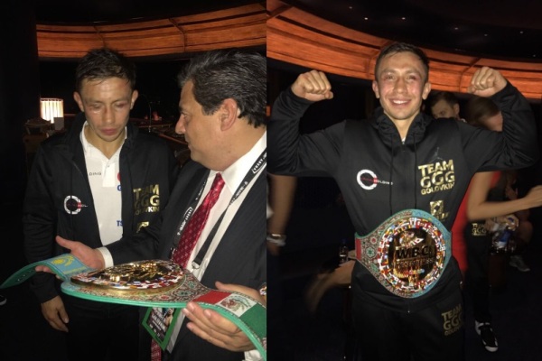 Как выглядят лица Головкина и Альвареса после боя