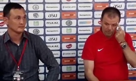 Видео послематчевой пресс-конференции Младенова игры Премьер-Лиги «Кайсар» — «Астана» 1:4