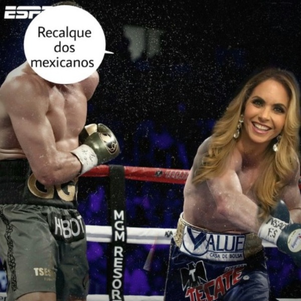 Как эффектная мексиканская певица украла шоу у Головкина и Альвареса