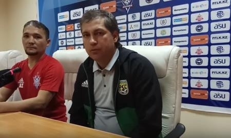 Видео послематчевой пресс-конференции Евдокимова игры Премьер-Лиги «Актобе» — «Тобол» 1:0