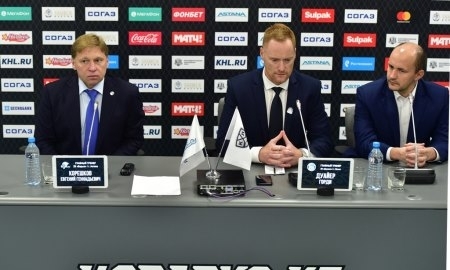 Видео послематчевой пресс-конференции игры КХЛ «Барыс» — «Динамо» Минск 4:1