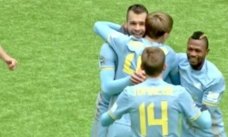 Видеообзор матча Премьер-Лиги «Астана» — «Тараз» 2:0