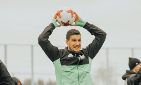 Фоторепортаж с тренировки «Атырау» в Щучинске