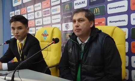 Видео послематчевой пресс-конференции Евдокимова игры Премьер-Лиги «Кайрат» — «Тобол» 2:0