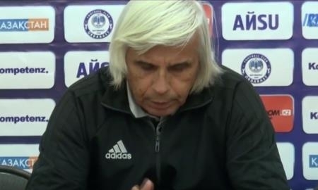 Видео послематчевой пресс-конференции Петрушина игры Премьер-Лиги «Ордабасы» — «Иртыш» 1:2