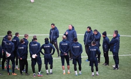 Фоторепортаж с тренировки «Астаны»