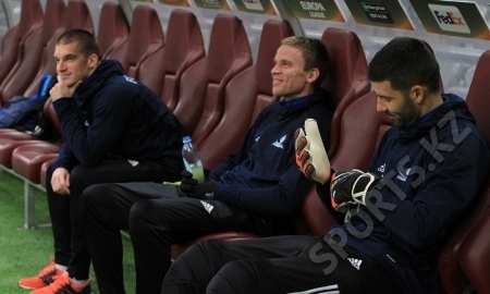 Фоторепортаж с тренировки «Астаны» перед «Славией»