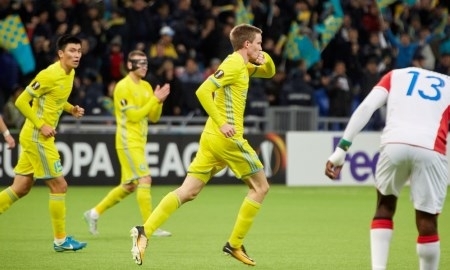 Болельщики «Астаны» признали Томасова лучшим игроком матча со «Славией»