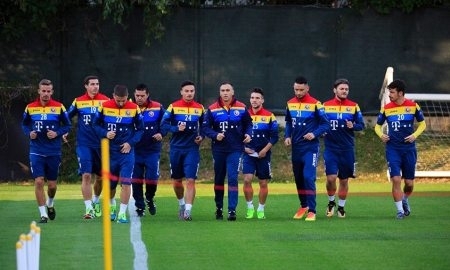 Сборная Румынии провела тренировку перед матчем с Казахстаном